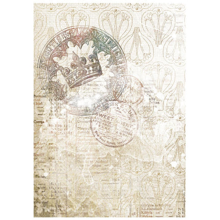 Printed 8 Rice paper A6 backgrounds selection for Art and Craft - Our Way