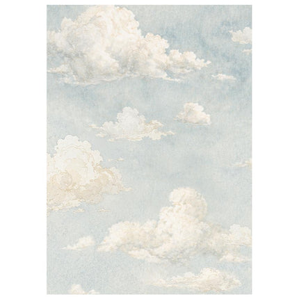 Printed 8 Rice paper A6 backgrounds selection for Art and Craft - Cozy Family