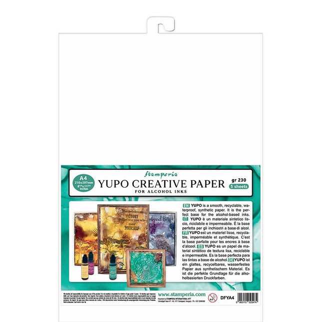 Yupo Creative Paper Pack of 5 sheets A4 230 gr