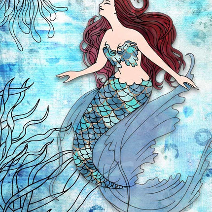 Deep Blue Mermaid A4Deep Blue Mermaid A4