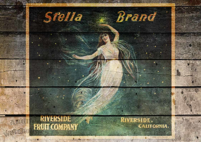 Stella Brand Antique Crate A4Stella Brand Antique Crate A4