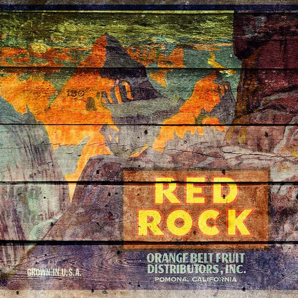 Red Rock Antique Crate A4Red Rock Antique Crate A4