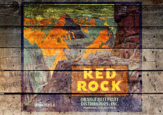 Red Rock Antique Crate A4Red Rock Antique Crate A4