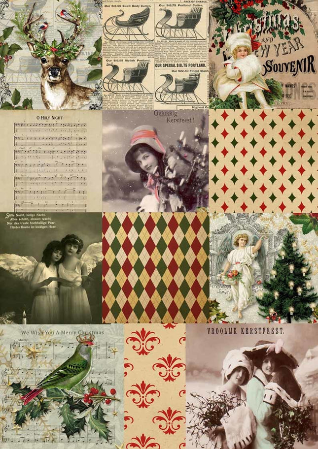 Christmas Squares A4Christmas Squares A4