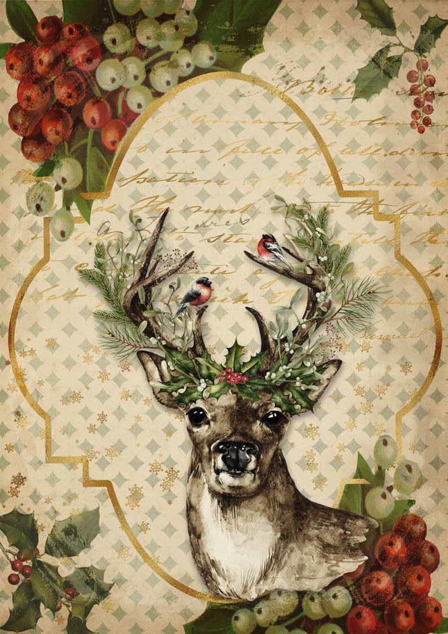 Christmas Reindeer A4Christmas Reindeer A4