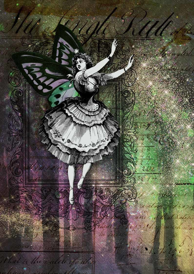 Northern Lights Fairy A4Northern Lights Fairy A4