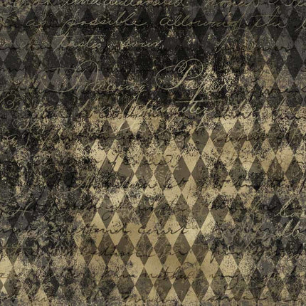 Black and Gold Harlequin A4Black and Gold Harlequin A4