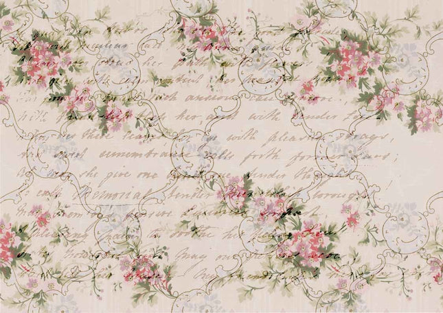 Shabby Roses A4Shabby Roses A4