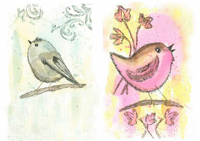 Old to Ooh La La - Bird Melodies A4