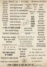 Ellen J Goods - Garden Words A4