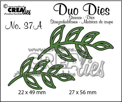 Crealies Duo Dies no,37 blaadjes 5
