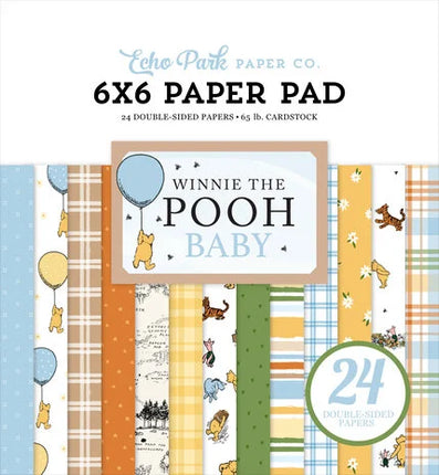 Winnie The Pooh Baby 6x6 Inch Paper Pad