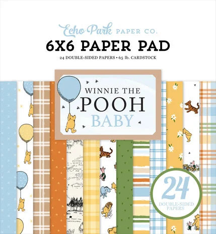 Winnie The Pooh Baby 6x6 Inch Paper Pad