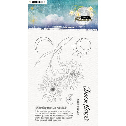 Studio Light • Moon flower collection clear stamp Strophocactus Wittii nr.134