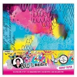 Studio Light • Bold & Bright scrap paper Background