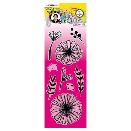 Studio Light • Bold & Bright clear stempel Floral simplicity