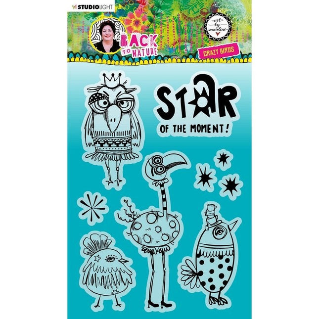 Studio Light • Back to Nature Clear Stempel Crazy Birds