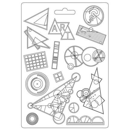 Soft Mould A5 - Bauhaus Kandinsky rhythm
