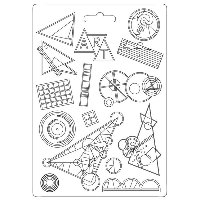Soft Mould A5 - Bauhaus Kandinsky rhythm