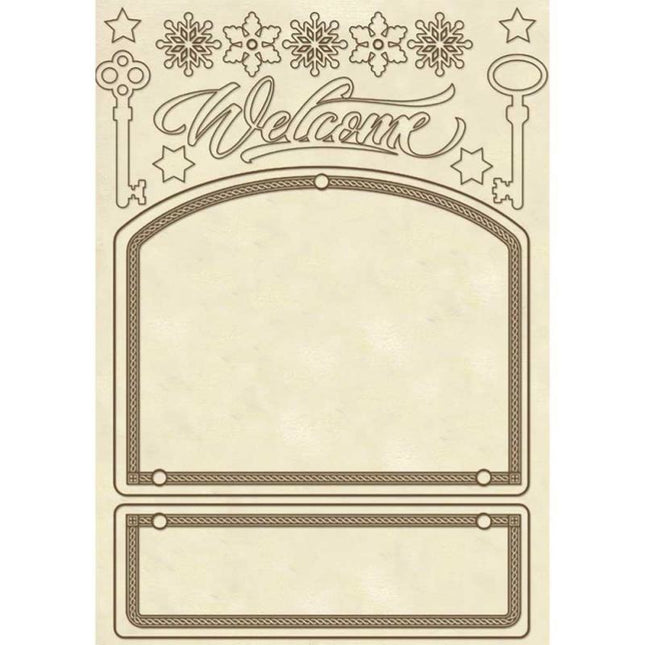 Wooden frame A5 - Door decoration