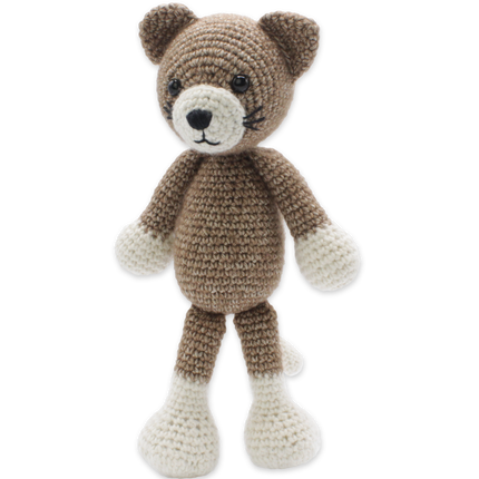 Crochet Kit Robbin Cat - Amigurumi DIY Kit
