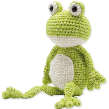 Crochet Kit Vinny Frog - Amigurumi DIY Kit