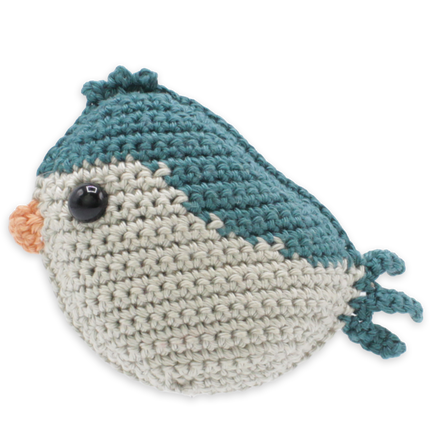 Crochet Kit Blue Bird - Amigurumi DIY Kit
