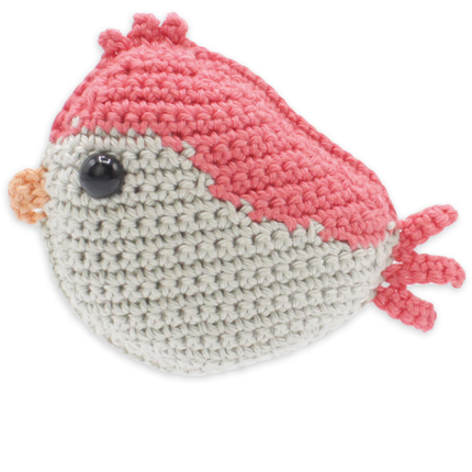 Crochet Kit Red Bird - Amigurumi DIY Kit