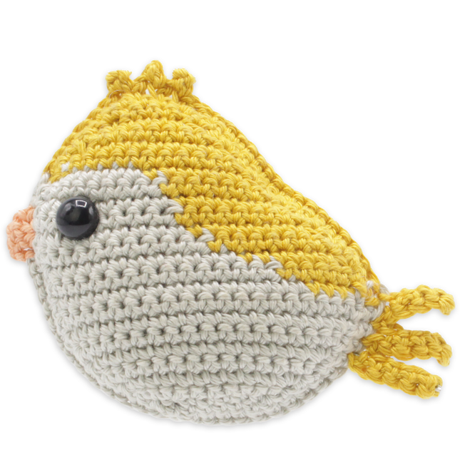Crochet Kit Yellow Bird - Amigurumi DIY Kit