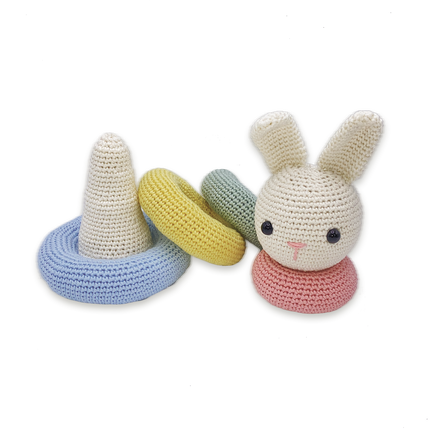 Crochet Kit Stack Rabbit - Amigurumi DIY Kit