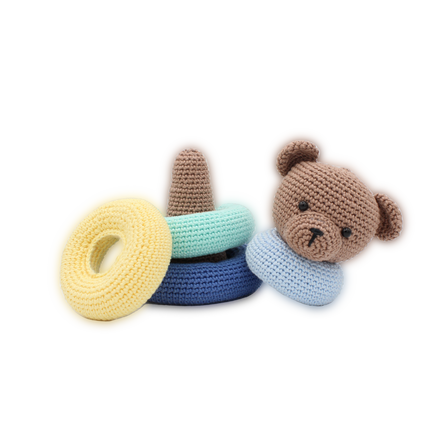 Crochet Kit Stack Bear - Amigurumi DIY Kit