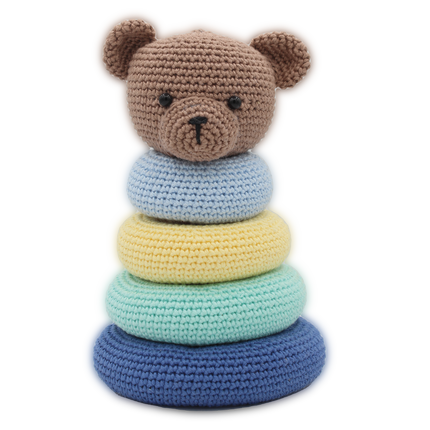 Crochet Kit Stack Bear - Amigurumi DIY Kit