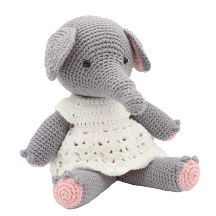 Crochet Kit Olga Elephant - Amigurumi DIY Kit