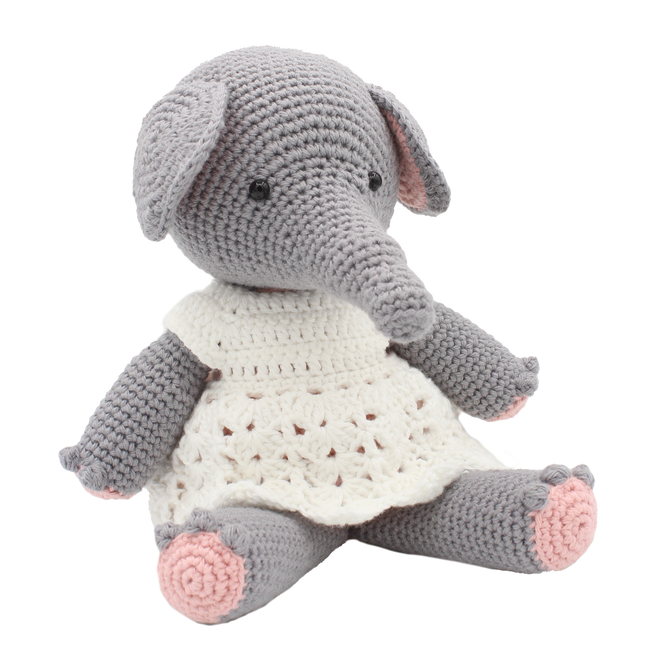 Crochet Kit Olga Elephant - Amigurumi DIY Kit