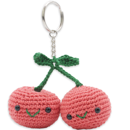Crochet Kit Cherries - Amigurumi DIY Kit