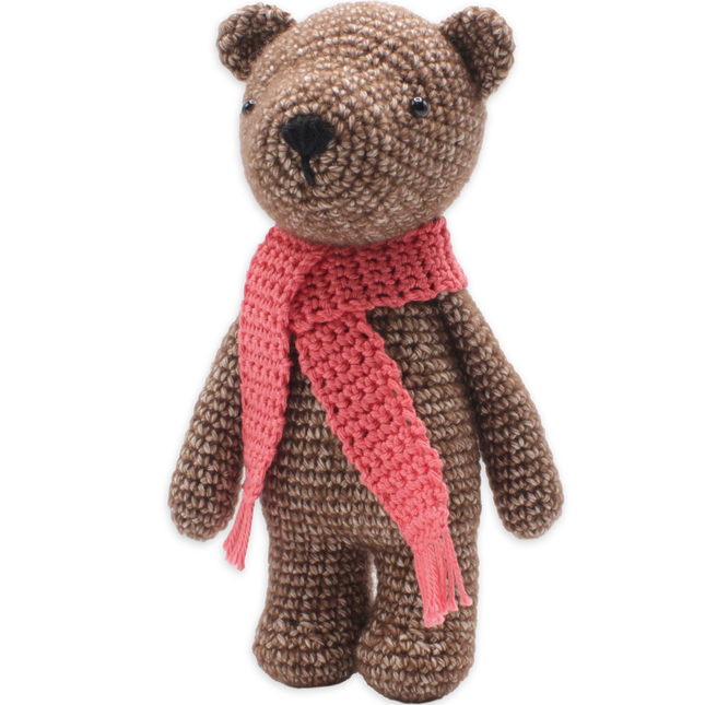 Crochet Kit Bobbi Bear - Amigurumi DIY Kit