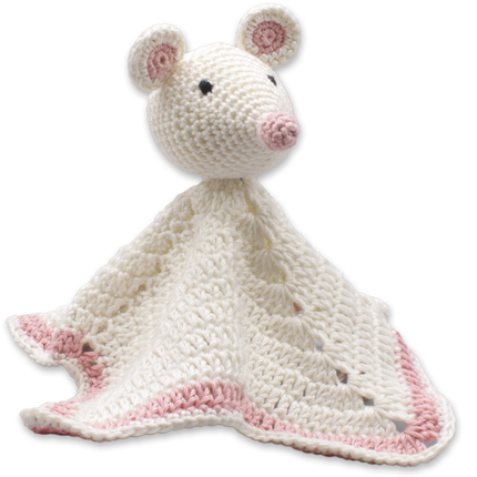 Crochet Kit Mouse Comfort Cloth - Amigurumi DIY Kit