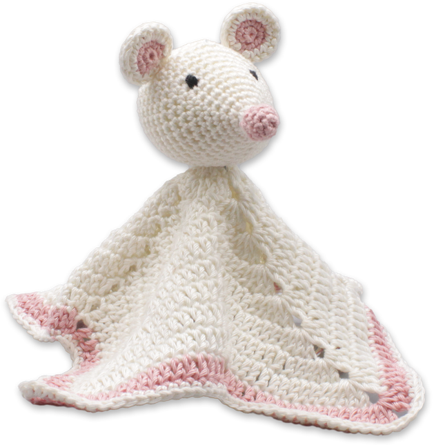 Crochet Kit Mouse Comfort Cloth - Amigurumi DIY Kit