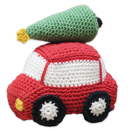 Crochet Kit Christmas Car - Amigurumi DIY Kit