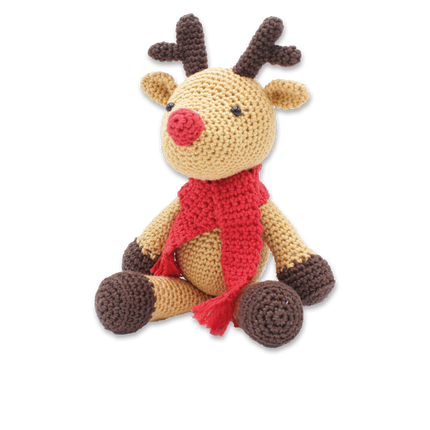 Crochet Kit Rudolf Reindeer - Amigurumi DIY Kit