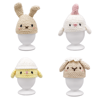 Crochet Kit Egg Warmers - Amigurumi DIY Kit