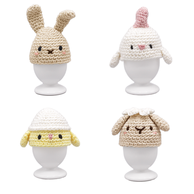 Crochet Kit Egg Warmers - Amigurumi DIY Kit