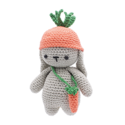 Crochet Kit Frank Rabbit - Amigurumi DIY Kit