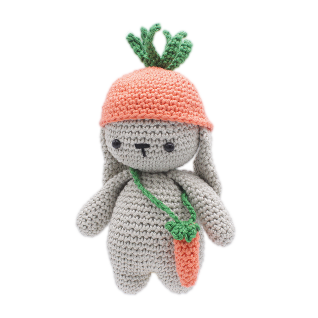 Crochet Kit Frank Rabbit - Amigurumi DIY Kit