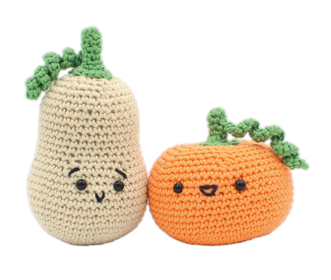 Crochet Kit Pumpkin Set - Amigurumi DIY Kit