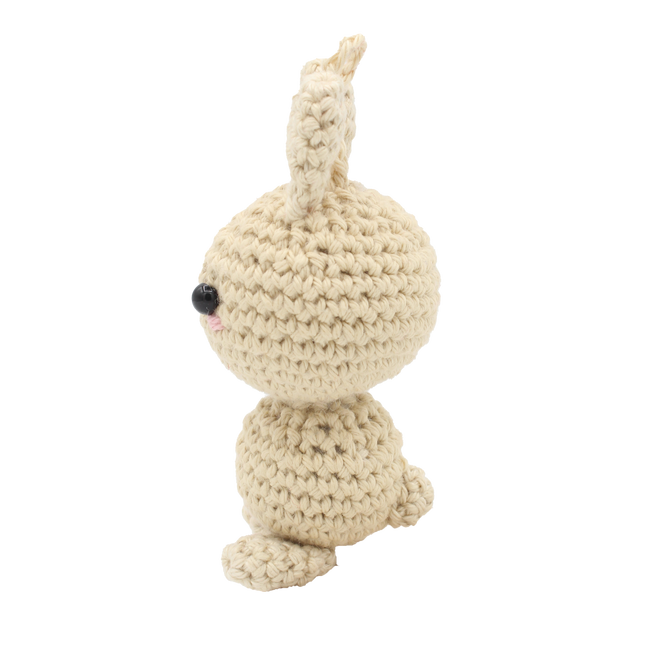 Crochet Kit Mini Bunny Ornament - Amigurumi DIY Kit