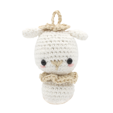 Crochet Kit Mini Lamb Ornament - Amigurumi DIY Kit