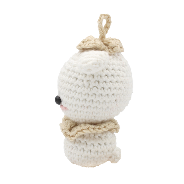 Crochet Kit Mini Lamb Ornament - Amigurumi DIY Kit