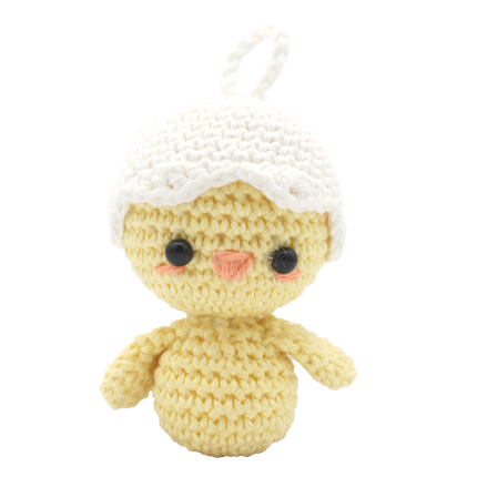 Crochet Kit Mini Chick Ornament - Amigurumi DIY Kit