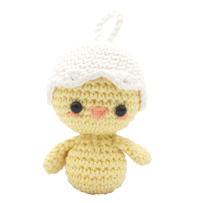 Crochet Kit Mini Chick Ornament - Amigurumi DIY Kit